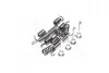 Монтажный комплект торм. колодок BMW HAND BRAKE (ABS) A.B.S. 0708Q (фото 3)