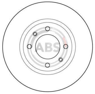 Гальмівний диск перед. 305/405 (77-99) A.B.S. 15414