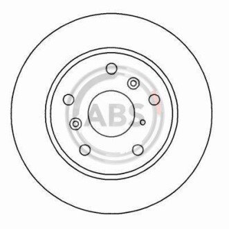 Гальмівний диск пер. Tiggo/J11/Probe/Brawny/626/Capella/Telstar 87- A.B.S. 15950