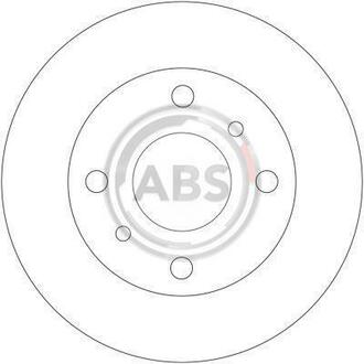 Тормозной диск перед. 200SX/Almera/G Series/Primera (88-21) A.B.S. 16063
