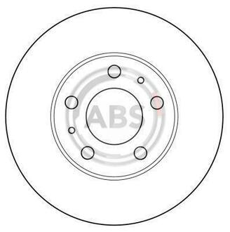 Тормозной диск перед. Boxer/Ducato/Jumper (06-21) A.B.S. 16291 (фото 1)