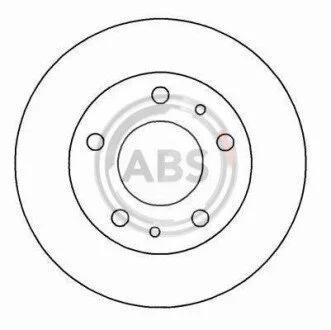 Гальмівний диск перед. Boxer/Ducato/Jumper (06-21) A.B.S. 16292