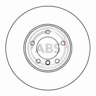 Диск гальмівний передн. (ABS) A.B.S. 16332