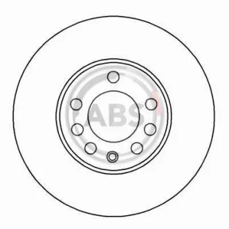 Диск гальмівний OPEL VECTRA B передн. (ABS) A.B.S. 16486