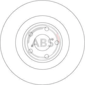 Гальмівний диск BRZ/Forester/Impreza/Legacy/Outback (09-21) A.B.S. 17020