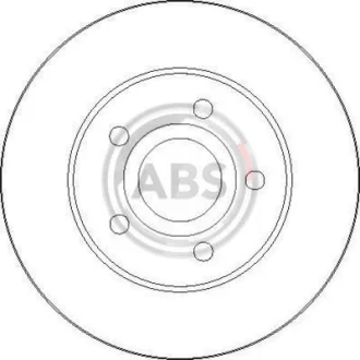 Диск гальмівний передн. (ABS) A.B.S. 17032