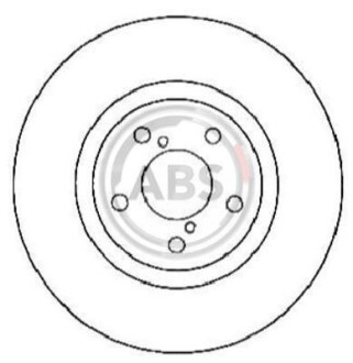 Гальмівний диск перед Subaru Forester/Legacy/Outback 03- (316x30) A.B.S. 17955