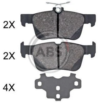 Колодки гальмівні Focus/Kuga/Mondeo 12- A.B.S. 35060