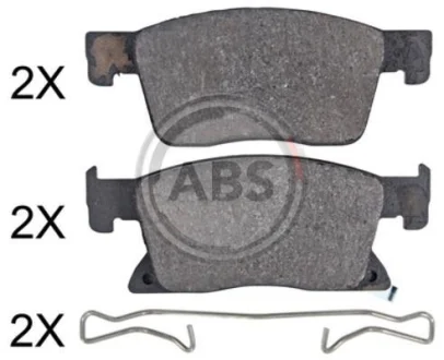 Колодки гальмівні дискові A.B.S. 35122