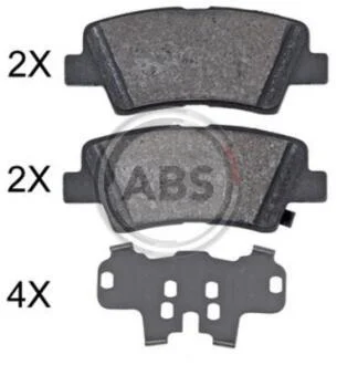 Колодка гальм. диск. задн. (ABS) A.B.S. 35133