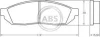 Комплект гальмівних колодок A.B.S. 36156 (фото 1)