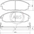 Гальмівні колодки перед Hyundai H-1 97-07 A.B.S. 37130 (фото 1)