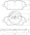 Колодка гальм. диск. MINI COOPER 06-,ONE 09-,CLUBMAN 2010-передн. (ABS) A.B.S. 37434 (фото 1)