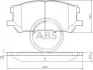 Тормозные колодки перед. Lexus RX 03-08 (sumitomo) A.B.S. 37458 (фото 1)