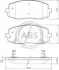 Гальмівні колодки перед. Kia Picanto/Hyundai i10 04- (mando) A.B.S. 37474 (фото 1)
