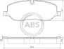 Комплект гальмівних колодок A.B.S. 37501 (фото 1)