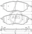 Гальмівні колодки перед. Subaru Legacy IV/Outback 03- (akebono) A.B.S. 37502 (фото 1)
