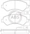 Колодки гальмівні пров. Jumper/Boxer/Ducato 09- A.B.S. 37576 (фото 1)