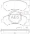 Колодки гальмівні пров. Jumper/Boxer/Ducato 09- A.B.S. 37576 (фото 1)