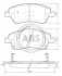 Гальмівні колодки перед. Toyota Auris 07-12 (bosch) (136,7x57,9x19,2) A.B.S. 37620 (фото 1)