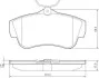 Тормозные колодки перед. Toyota Land Cruiser 08- (advics) A.B.S. 37701 (фото 3)