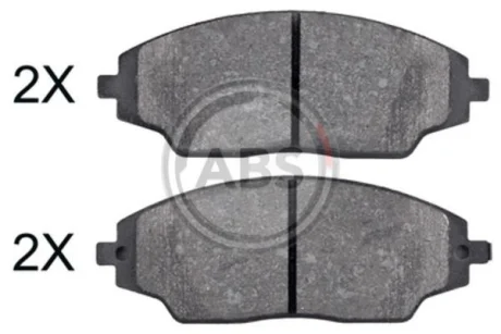 Комплект гальмівних колодок A.B.S. 37987