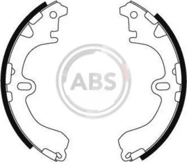 Колодки гальмівні задні. Corolla/Celica 89-02 A.B.S. 8844