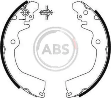 Колодки гальмівні задні. Carisma/Colt/Lancer/Galant/Space Star/Space Runner/Mirage 91-06 A.B.S. 8903