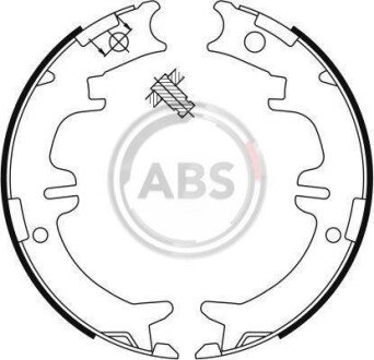 Колодки ручного гальма Lexus RX/IS/GS 93-08, Avensis/Previa/Rav4 90-06 A.B.S. 9114 (фото 1)