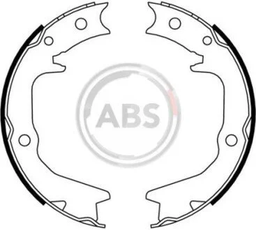Колодки тормозные задн. Outlander/Lancer/Pajero/Galant 87-13 A.B.S. 9181