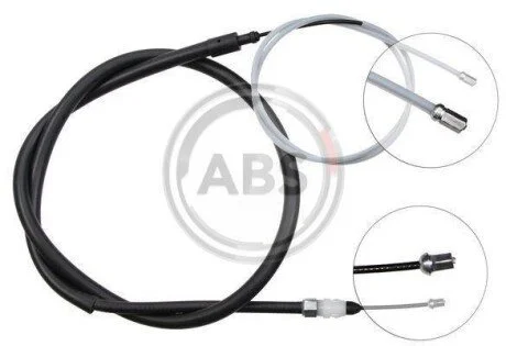 Трос ручного гальма зад. Berlingo/Partner 08-Л=Пр. (2402/1300) A.B.S. K13636