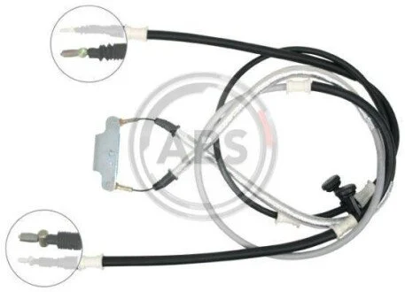 Трос ручного гальма зад Vectra/Signum 02- (1805/1633x2) (дискгальм) A.B.S. K17195