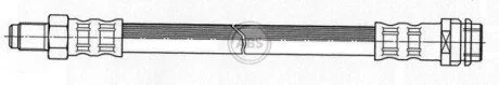 Гальмівний шланг задній. W163 (98-05) A.B.S. SL5680