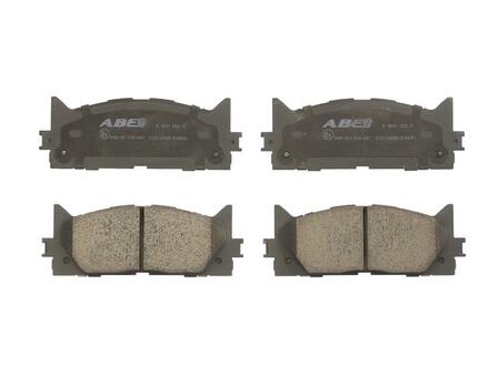 Колодки тормозные дисковые передние ABE C12120ABE (фото 1)