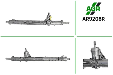 Рульова рейка з ГПК, відновлена, ALFA ROMEO Spider 2006-,ALFA ROMEO 156 2002-2005 AGR AR9208R