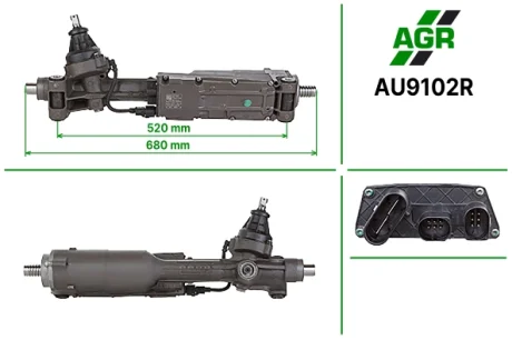 Рульова рейка з ЕПК, відновлена, AUDI A6 2010-,A7 Sportback 2011-2014,A8 2011-2013 AGR AU9102R