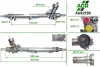 Рульова рейка з ГПК, відновлена, AUDI A6 01.97-01.05;AUDI A6 Avant 11.97-01.05 AGR AU9215R (фото 1)