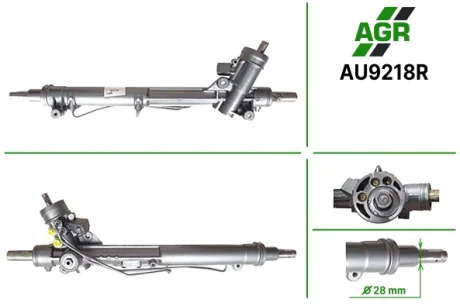 Рульова рейка з ГПК, відновлена, AUDI A6 (4B, C5) 97-05,A6 Avant (4B, C5) 97-05 AGR AU9218R