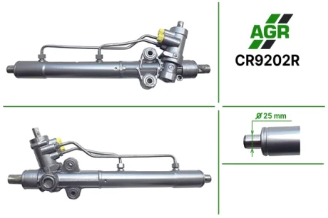 Рульова рейка з ГПК, відновлена, CHEVROLET LACETTI (J200) 05- AGR CR9202R