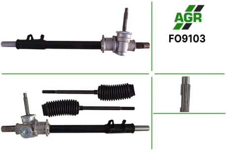 Рульова рейка без ПК, нова, FORD ESCORT IV (GAF, AWF, ABFT) 85-90, ESCORT IV (ALF) 86-90 AGR FO9103