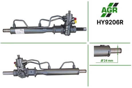 Рульова рейка з ГПК, відновлена, HYUNDAI LANTRA I (J-1) 90-95 AGR HY9206R