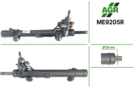 Рульова рейка з ГПК, відновлена, MERCEDES-BENZ E-CLASS (W210) 95-02,E-CLASS универсал (S210) 96-0 AGR ME9205R