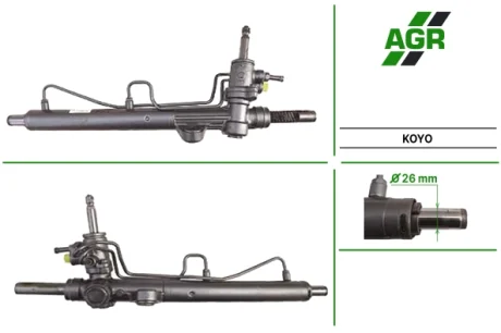 Рульова рейка з ГПК, нова, MITSUBISHI LANCER 03-07 AGR MT9227