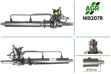 Рульова рейка з ГПК, відновлена, NISSAN MAXIMA QX (A32) 94-00 AGR NI9207R