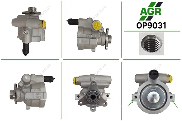 Насос ГПК з механічним приводом, новий, NISSAN INTERSTAR 02-,NISSAN INTERSTAR 02-09, NISSAN PPRIMAST AGR OP9031 (фото 1)
