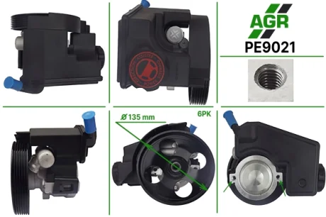 Насос ГПК з механічним приводом, новий, CITROEN Berlingo 1998-2002,CITROEN Berlingo 2002-2006, CITRO AGR PE9021