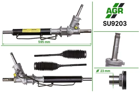 Рульова рейка з ГПК, нова, SUBARU Forester S11 2003-2007 AGR SU9203