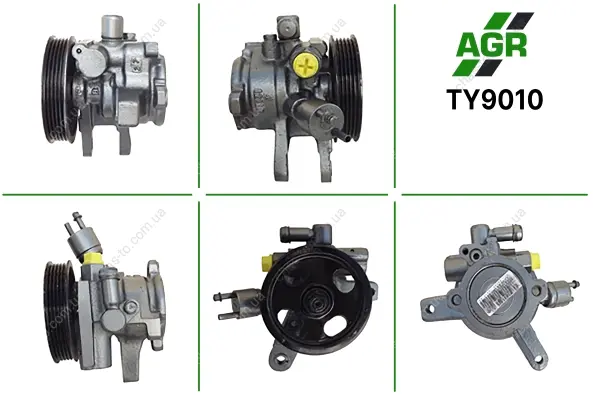 Насос ГПК з механічним приводом, новий, TOYOTA Corolla 1987-1993,TOYOTA Corolla 1993-1997 AGR TY9010 (фото 1)