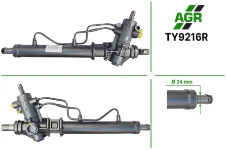 Рульова рейка з ГПК, відновлена, TOYOTA COROLLA 93-97 AGR TY9216R