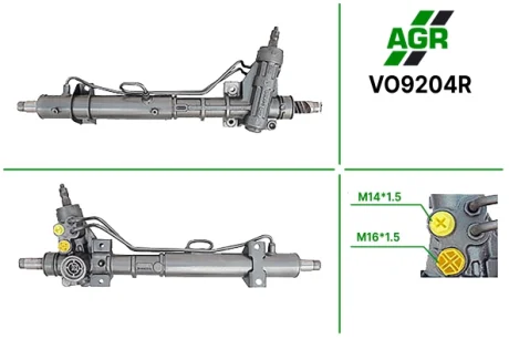 Рульова рейка з ГПК, відновлена, VOLVO 440 1986-1997,VOLVO 480 1986-1996 AGR VO9204R